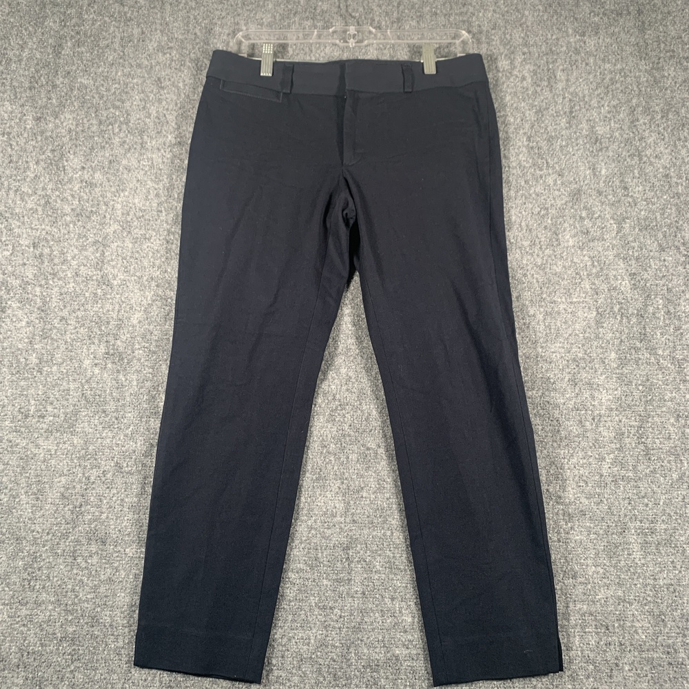 Banana Republic Pants Womens 6P Petite Navy Blue Sloan Fit Slim Ankle Stretch